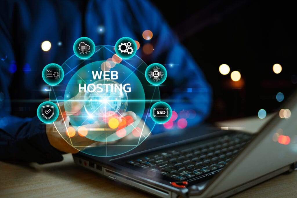 Scalable Web Hosting at the Valley List, an abstract photo of types of hosting